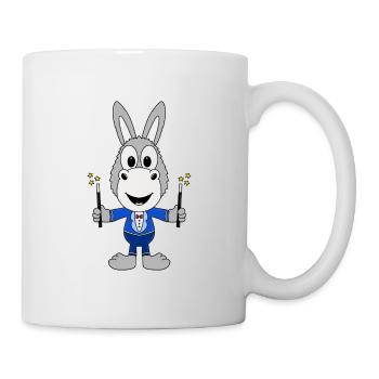 ZAUBERER - ESEL - TIER - TIERISCH - KIND - BABY - Tasse - Weiß - Rechts