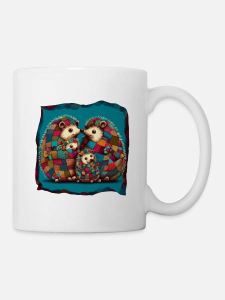 Famille HedgeWork - Mug blanc - blanc