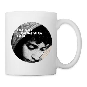 JE PULVÉRISE DONC JE SUIS - Mug blanc - blanc - Droite