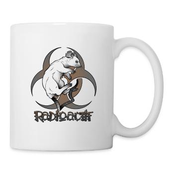 Radioactif - Rat dioactif jeu de mot amusant - Mug blanc - blanc - Droite