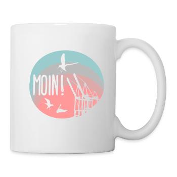 Moin! - Tasse - Weiß - Rechts