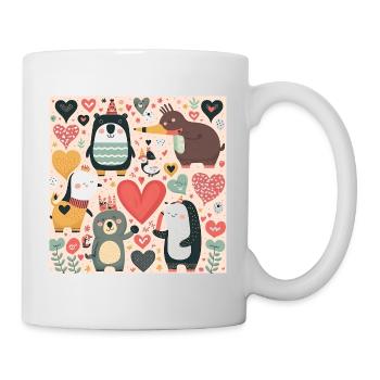Cartoon Love - Mug - white - Right