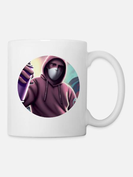 Spayer - Grafitti - Tasse - Weiß