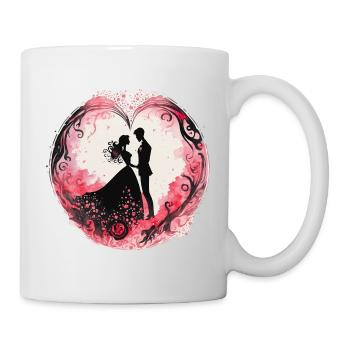 Love is all around - Tasse - Weiß - Rechts