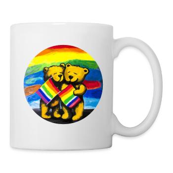 Gay Teddy Bears - Mug - white - Right