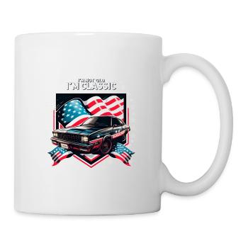 I M NOT OLD I M CLASSIC, lustiges Geburtstagsauto. - Tasse - Weiß - Rechts