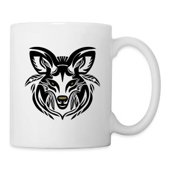 Geist des Waldes, schwarz - Tasse - Weiß - Rechts