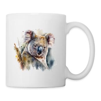 Koala Aquarell - Tasse - Weiß - Rechts