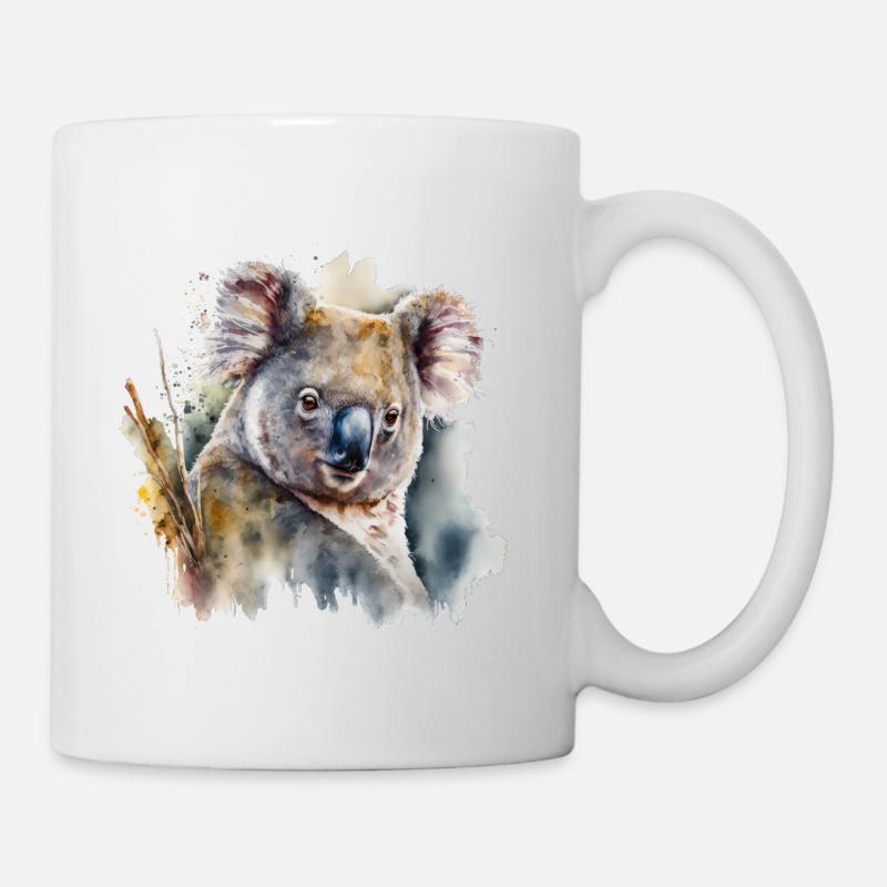 Koala Aquarell - Tasse - Weiß