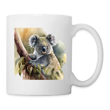 Aquarelle Koala - Mug blanc - blanc - Droite