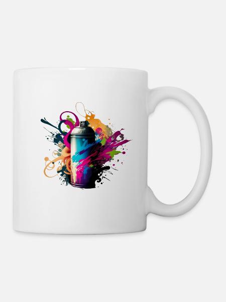 Can Graffiti - Tasse - Weiß