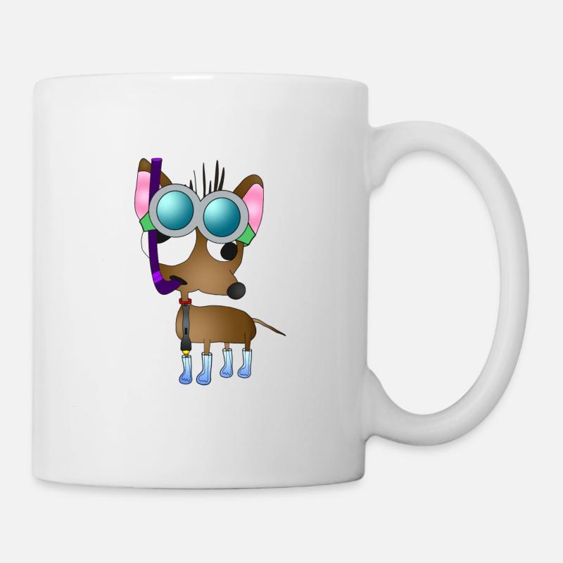 Abnoe Chihuahua - Tasse - Weiß