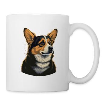 Confuse Looks Corgi - Mug - white - Right