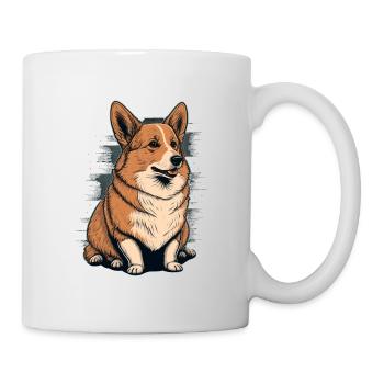 Fat Corgi - Mug - white - Right