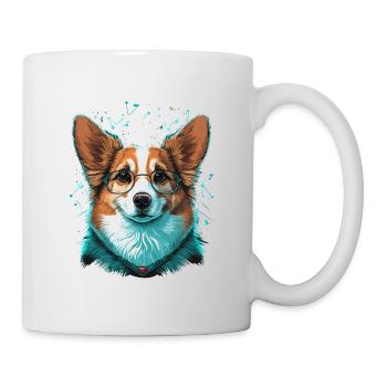 Smart Corgi - Mug - white - Right