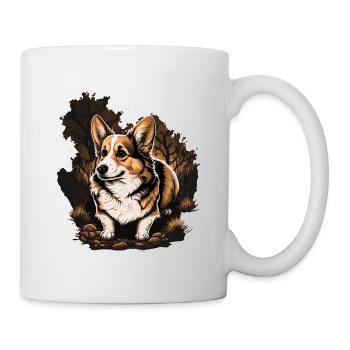 Into the woods Corgi - Mug - white - Right