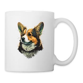 Formal Post Corgi - Mug - white - Right