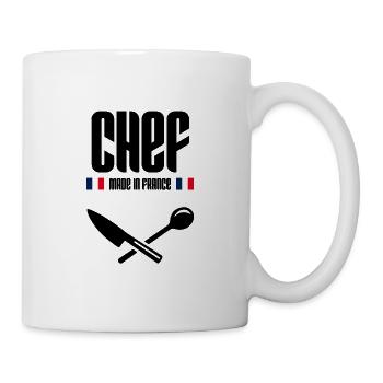 Chef de cuisine made in France - Mug blanc - blanc - Droite
