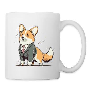 Happy Pet Corgi - Mug blanc - blanc - Droite