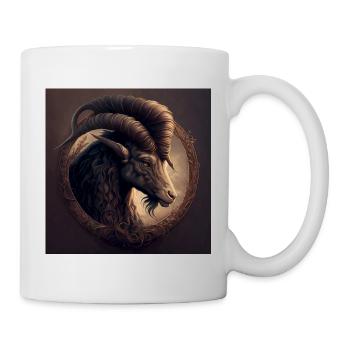 Odin Wikinger Valhalla Vikinger Hammer Thor Ziege - Tasse - Weiß - Rechts
