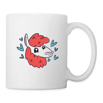 Vivez la vie comme un lama et prenez des risques! Drôle de lama - Mug blanc - blanc - Droite