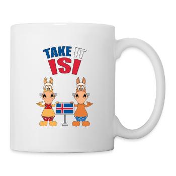PFERDE - ISLANDPFERDE - ISLÄNDER - TAKE IT ISI - Tasse - Weiß - Rechts