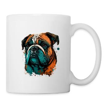 Disappointed Bulldog - Mug - white - Right