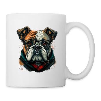 Le professeur a l’air de bouledogue - Mug blanc - blanc - Droite