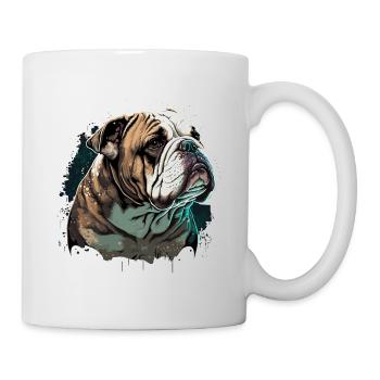 Innocent Looks Bulldog - Mug - white - Right