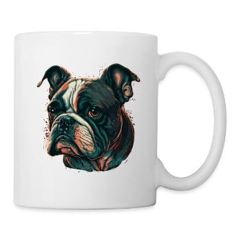 Frustrated Bulldog - Mug - white - Right