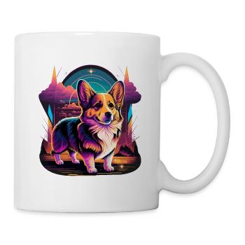 Brave Looks Style Corgi - Mug - white - Right