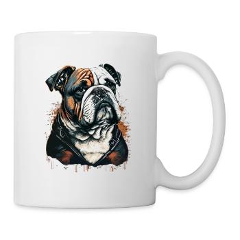 Chubby Face Bulldog - Mug - white - Right