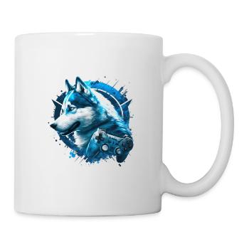 Gaming Husky Blue - Mug - white - Right