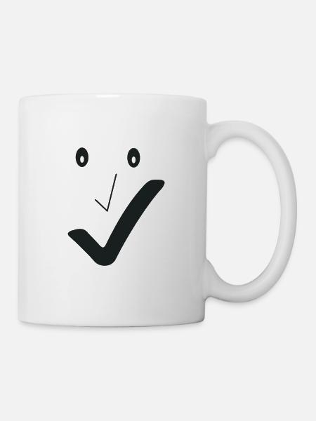 Fine smile - Fine face 02. - Mug - white