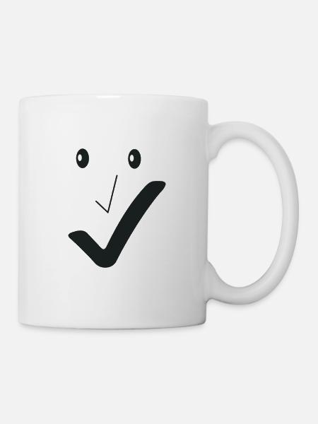 Fine smile - Fine face 01. - Mug - white