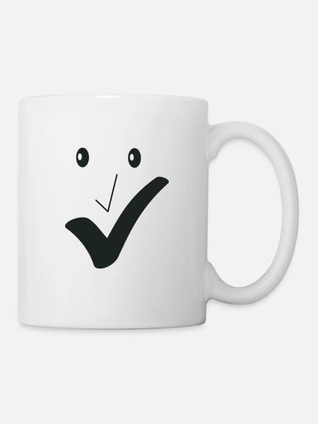 Fine smile - Fine face A04. - Mug - white