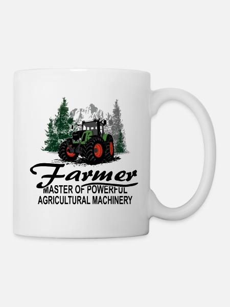 Tracteur - Tracteur - Agriculteur - Agriculteur - Mug blanc - blanc