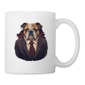 Disappointed Bulldog - Mug - white - Right