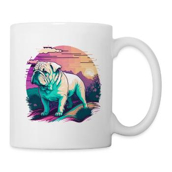 Journée des bouledogues - Mug blanc - blanc - Droite