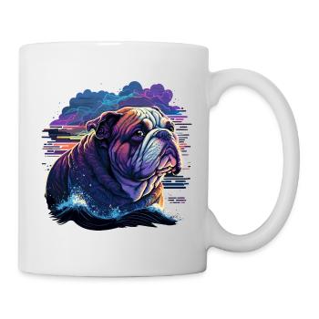 Bulldog on Water - Mug - white - Right
