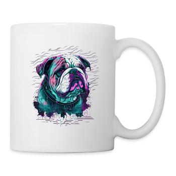 Wrinkled Face Bulldog - Mug - white - Right