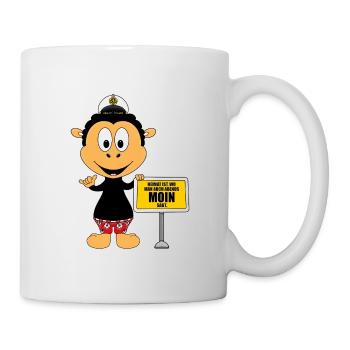 SCHWARZES SCHAF - KAPITÄN - TIER - HEIMAT IST... - Tasse - Weiß - Rechts