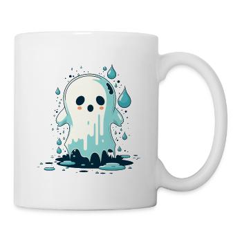 Fantôme mouillé - Mug blanc - blanc - Droite
