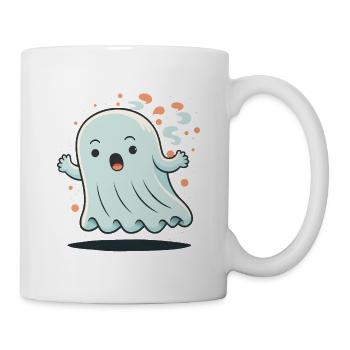 Fantôme choqué - Mug blanc - blanc - Droite