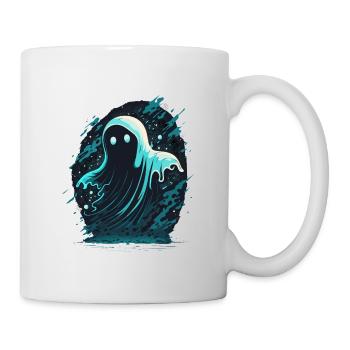 Fantôme effrayant - Mug blanc - blanc - Droite