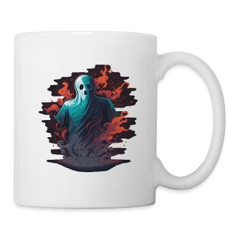 Fantôme tueur - Mug blanc - blanc - Droite
