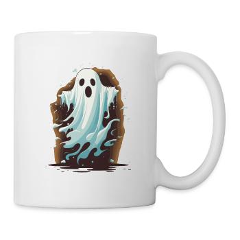 Fantôme d’Halloween - Mug blanc - blanc - Droite