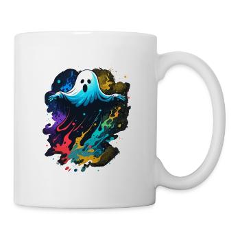 Fantôme coloré - Mug blanc - blanc - Droite