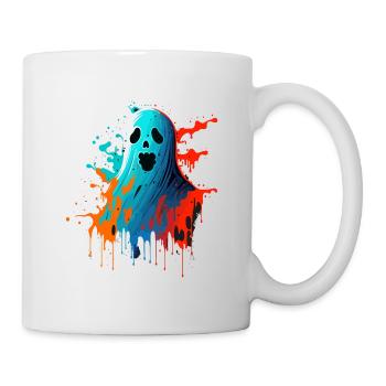 Colorpaint Ghost - Mug blanc - blanc - Droite