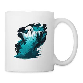 Fantôme tueur - Mug blanc - blanc - Droite